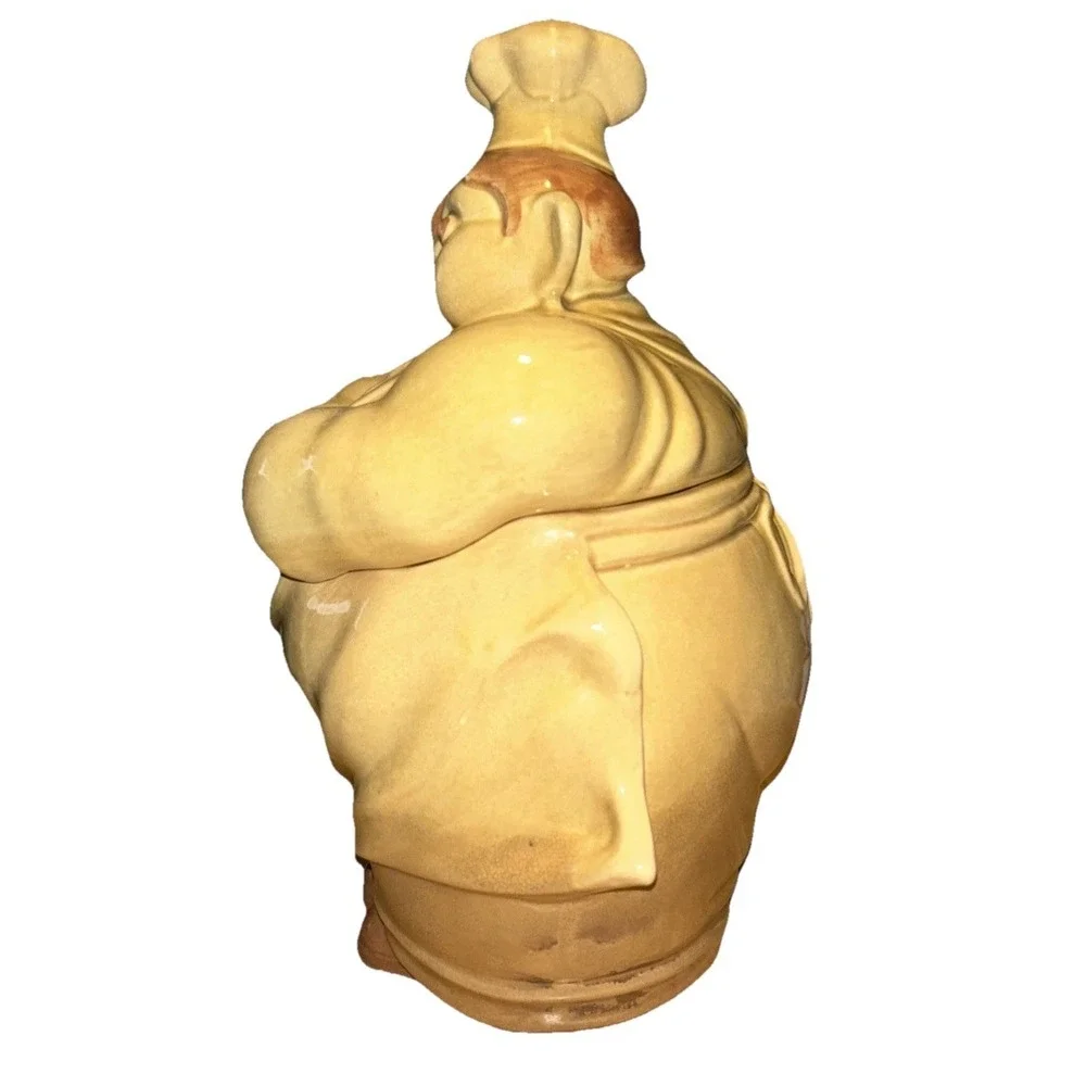 Vintage‎ Ceramic Chef Pierre Cookie Jar by Red Wing Pottery Circa 1941 MN. USA